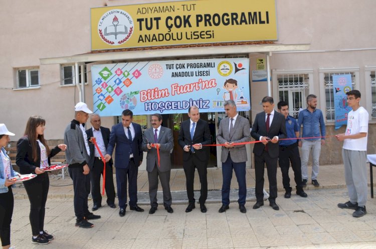 Tut Çok Programli Anadolu Lisesi Proje Okulu’nun 4006 TÜBİTAK Bilim Fuarının açılışı gerçekleştirildi