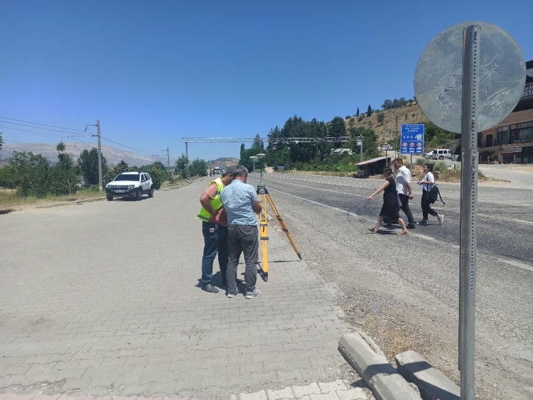 Gölbaşında şehir geçişi asfalt yol yapımına başlandı