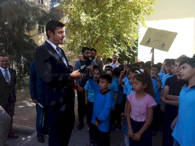 Gölbaşında trafikte yaya önceliği farkındalığı düzenlendi