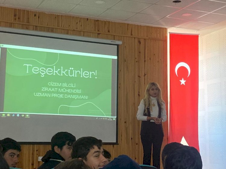 Bilgili'den öğrencilere modern tarım teknikleri konferansı