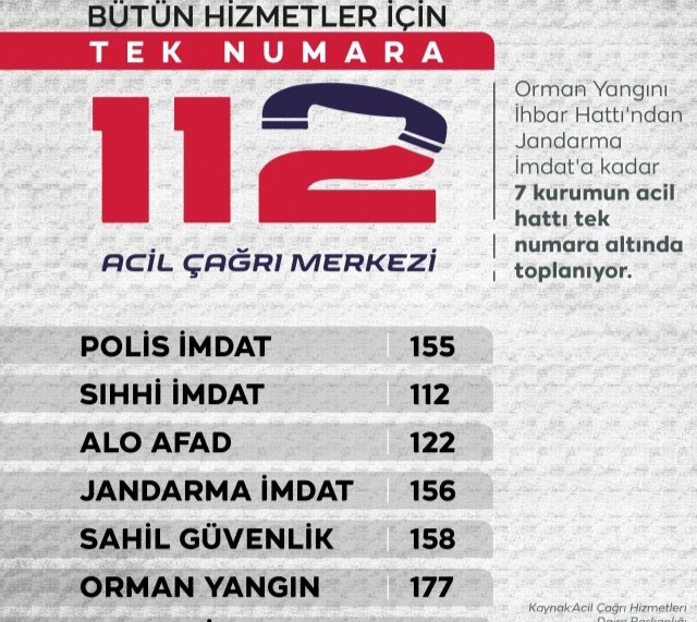 Yağmacı ve hırsızları 112'ye ihbar edelim