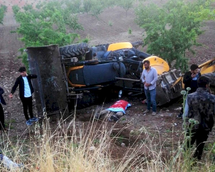 Adıyaman'da iş makinesinin altında kalan köy korucusu hayatını kaybetti