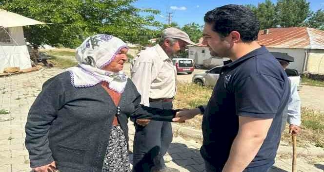 Kaymakam Seyhan, köylerde incelemelerde bulundu