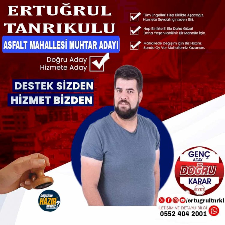 Asfalt Mahallesi Muhtar Adayı