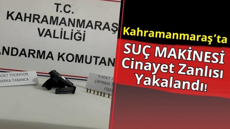 Cinayet Zanlısı Jandarma Tarafından Yakalandı!