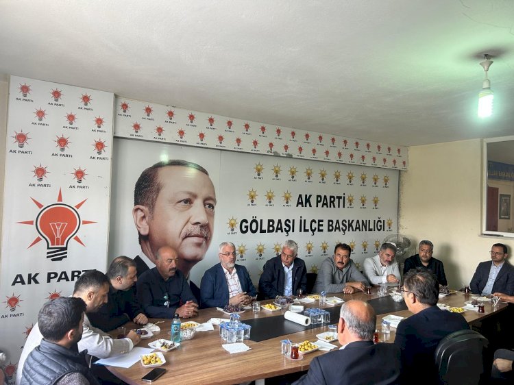 Adıyaman Ak Parti İl Başkanı Faruk Bülent Kaplan'dan Gölbaşı Ziyareti