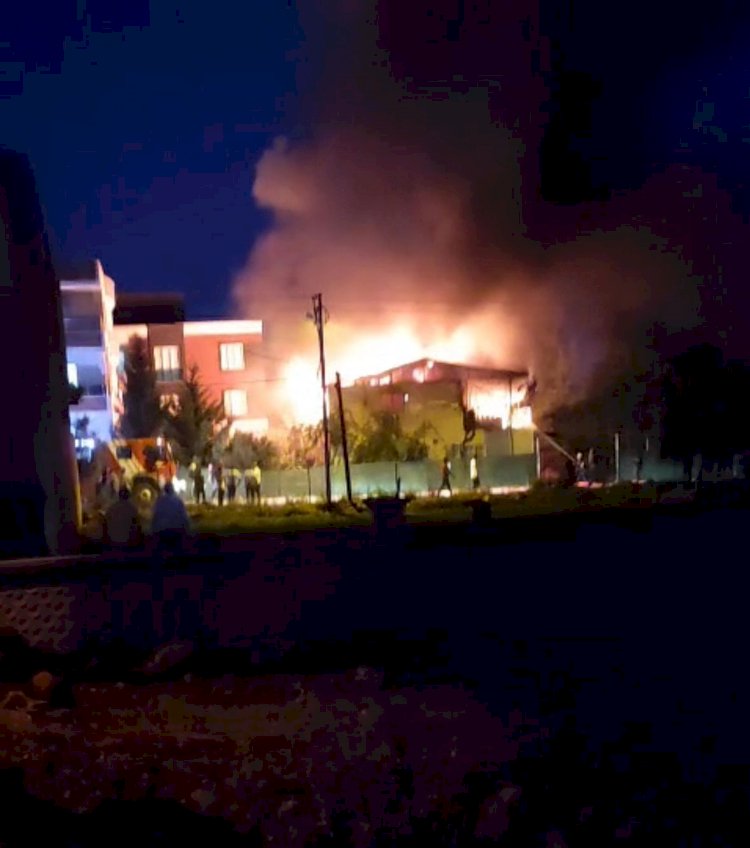 Adıyaman’da korkutan ev yangını