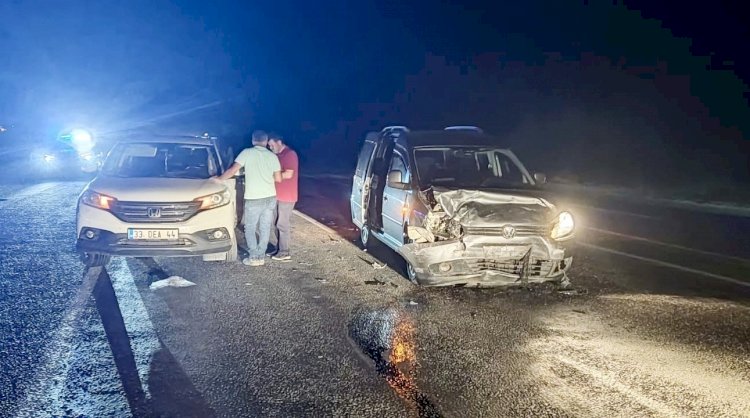 Malatya’da iki otomobil çarpıştı: 4 yaralı
